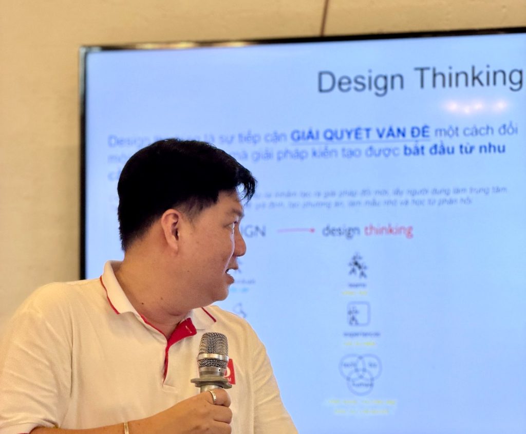 Design Thinking – phần trình bày trong buổi sinh hoạt cộng đồng Hạt Giống Lãnh Đạo Số Hà Nội
